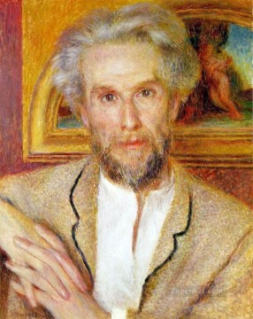 ピエール=オーギュスト・ルノワール Painting - ヴィクトル・ショケの肖像 75 ピエール・オーギュスト・ルノワール